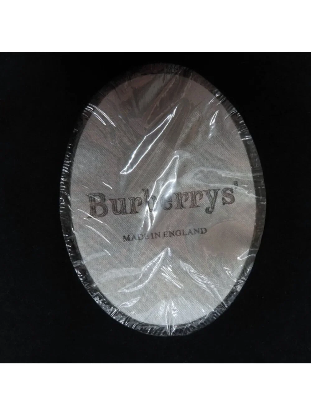 VTG Burberrys Womens Medium M Dark Navy Blue Bowler Derby Hat Made in England